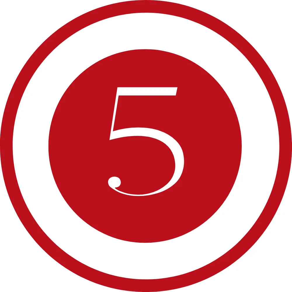 Step 5 icon symbolising long-term partnership and growth