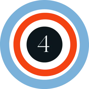 Step 4 icon showing outcomes of a successful benefits program